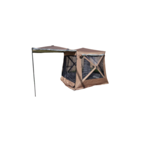 Universali palapinė KUBAS su pakeliamu šonu ir papildomu tinkleliu nuo vabzdžių