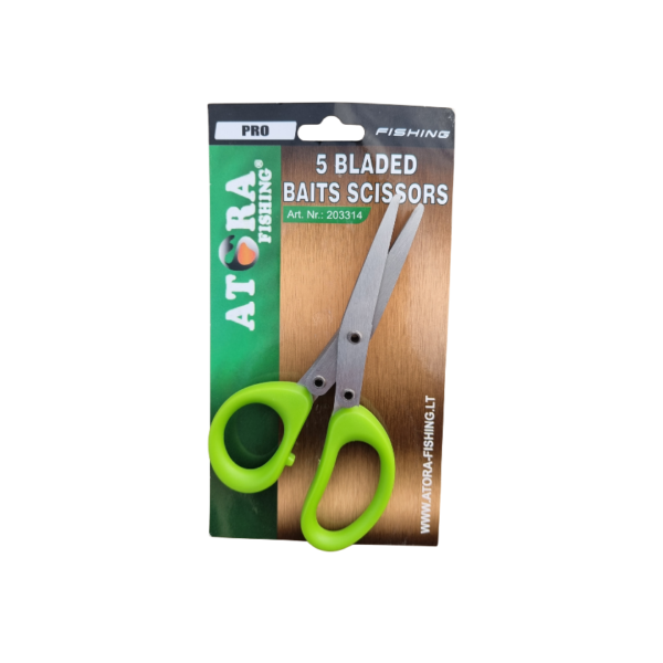Atora Fishing 5 ašmenų žirklės masalų smulkinimui 203314